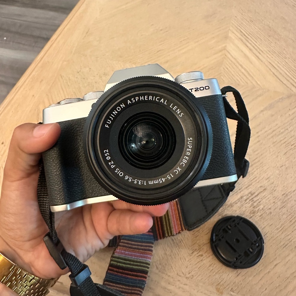 Fujifilm XT200 Black and Silver Digital Camera